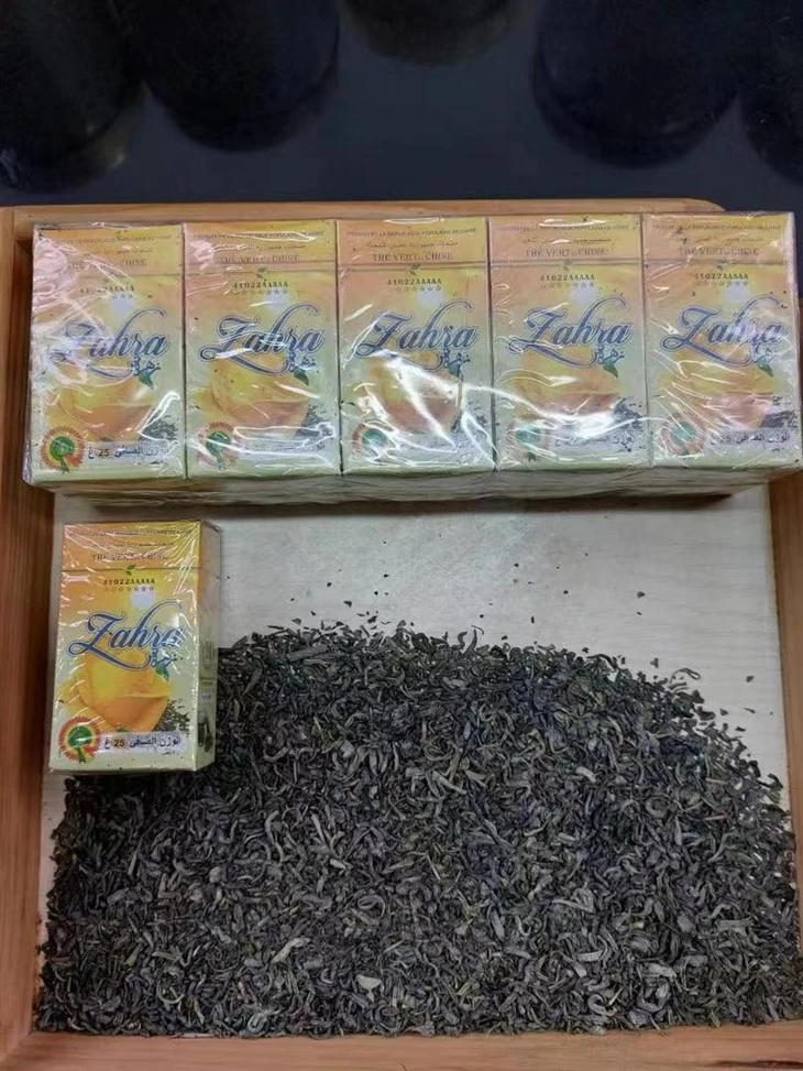 China Green Tea Zahra Brand To Western Africa Mali 25g Box